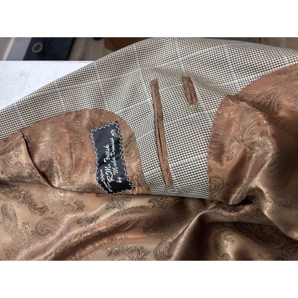 VTG Striped Blazer‎ Custom Moda Domani Men's